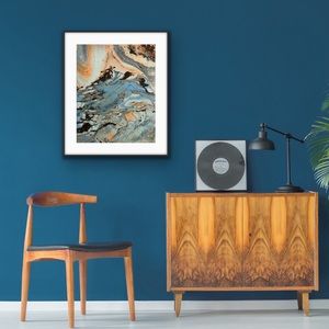 Abstract art Riding the Wave 16 x 20 original artwork signed by artist